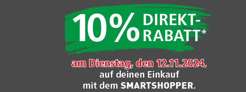 Smartshopper Direktrabatt am 12.11.2024!