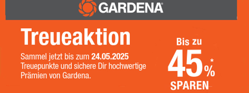 Treuepunktaktion GARDENA