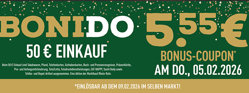 Unser JubiläumsBoniDo 🎉