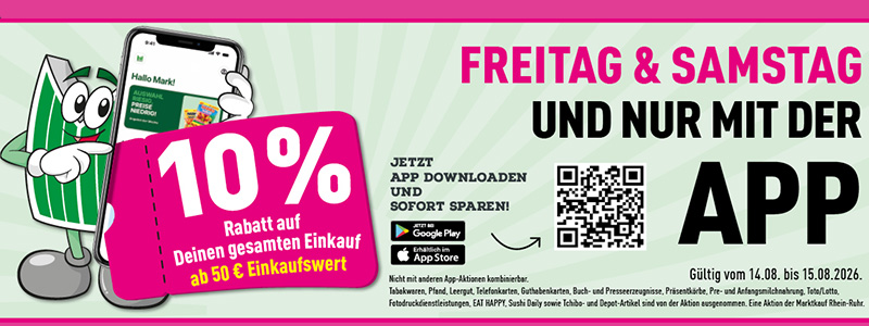 10% Rabatt auf deinen Einkauf